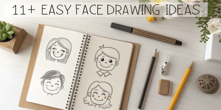 11+ Ideas Fáciles de Dibujos de Rostro