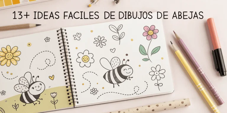 13+ Ideas Fáciles de Dibujos de Abejas