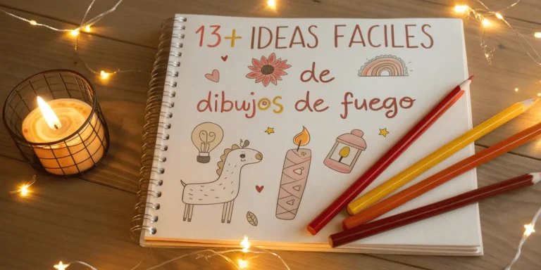13+ Ideas Fáciles de Dibujos de Fuego