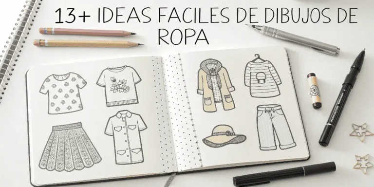 13+ Ideas Fáciles de Dibujos de Ropa