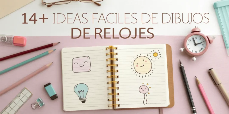 14+ Ideas Fáciles de Dibujos de Relojes