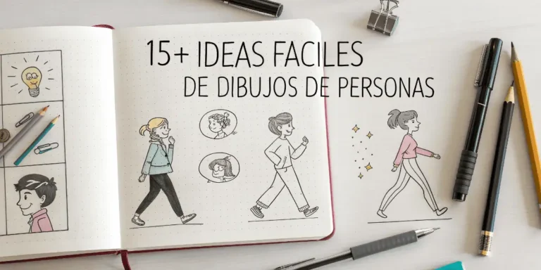 15+ Ideas Fáciles de Dibujos de Personas