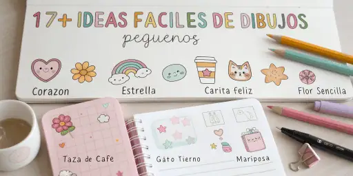 17+ Ideas Fáciles de Dibujos Pequeños