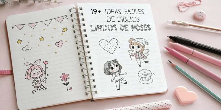19+ Ideas Fáciles de Dibujos Lindos de Poses