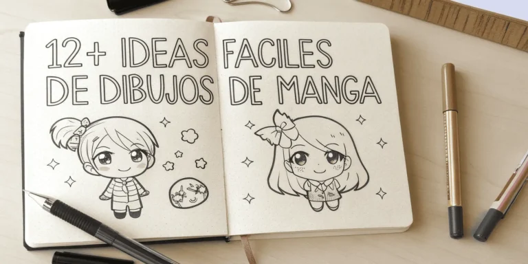 12+ Ideas Fáciles de Dibujos de Manga
