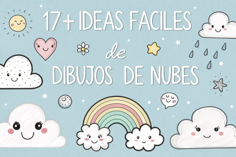 17+ Ideas Fáciles de Dibujos de Nubes