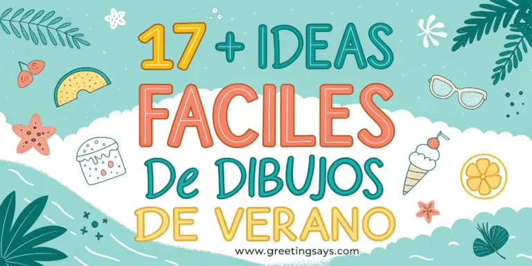 17+ Ideas Fáciles de Dibujos de Verano