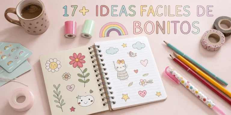 17+ Ideas Fáciles de Dibujos Bonitos