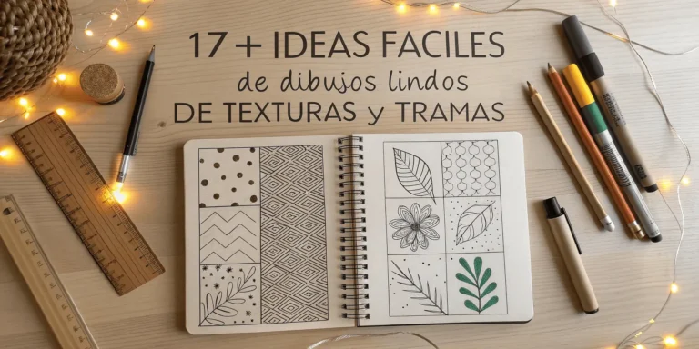 17+ Ideas Fáciles de Dibujos Lindos de Texturas y Tramas