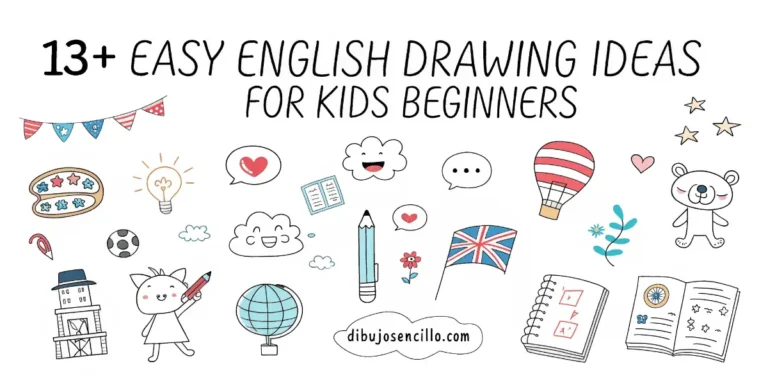 13+ Ideas Fáciles de Dibujos de Inglés