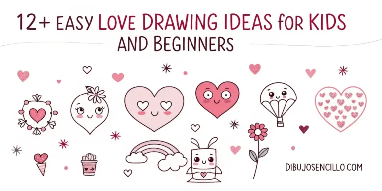 12+ Ideas Fáciles de Dibujos de Amor
