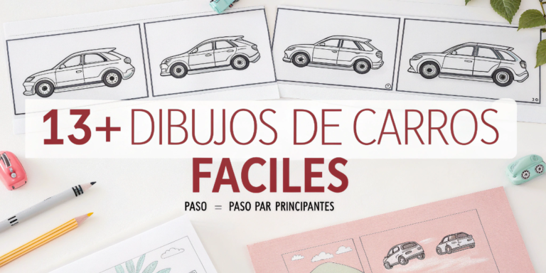 13+ Ideas Fáciles de Dibujos de Carros