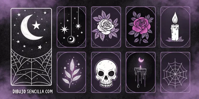 12+ Ideas Fáciles de Dibujos de Arte Oscuro