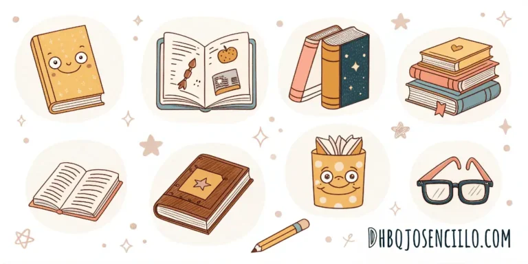 12+ Ideas Fáciles de Dibujos de Libros