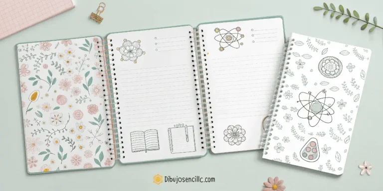 12+ Ideas Fáciles de Dibujos para Portadas