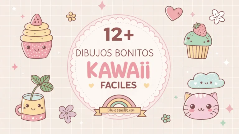 12+ Ideas Fáciles de Dibujos Bonitos Kawaii